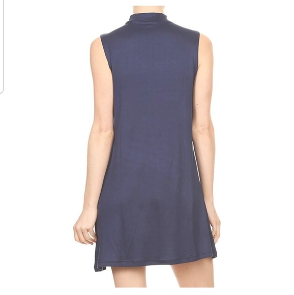 Summer dress turtlenecks light soft mini - Picture 4 of 4